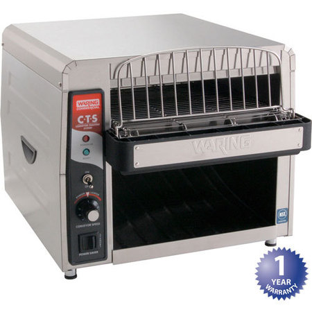 WARING PRODUCTS Toaster, Conveyor , 120V, 1800W CTS1000